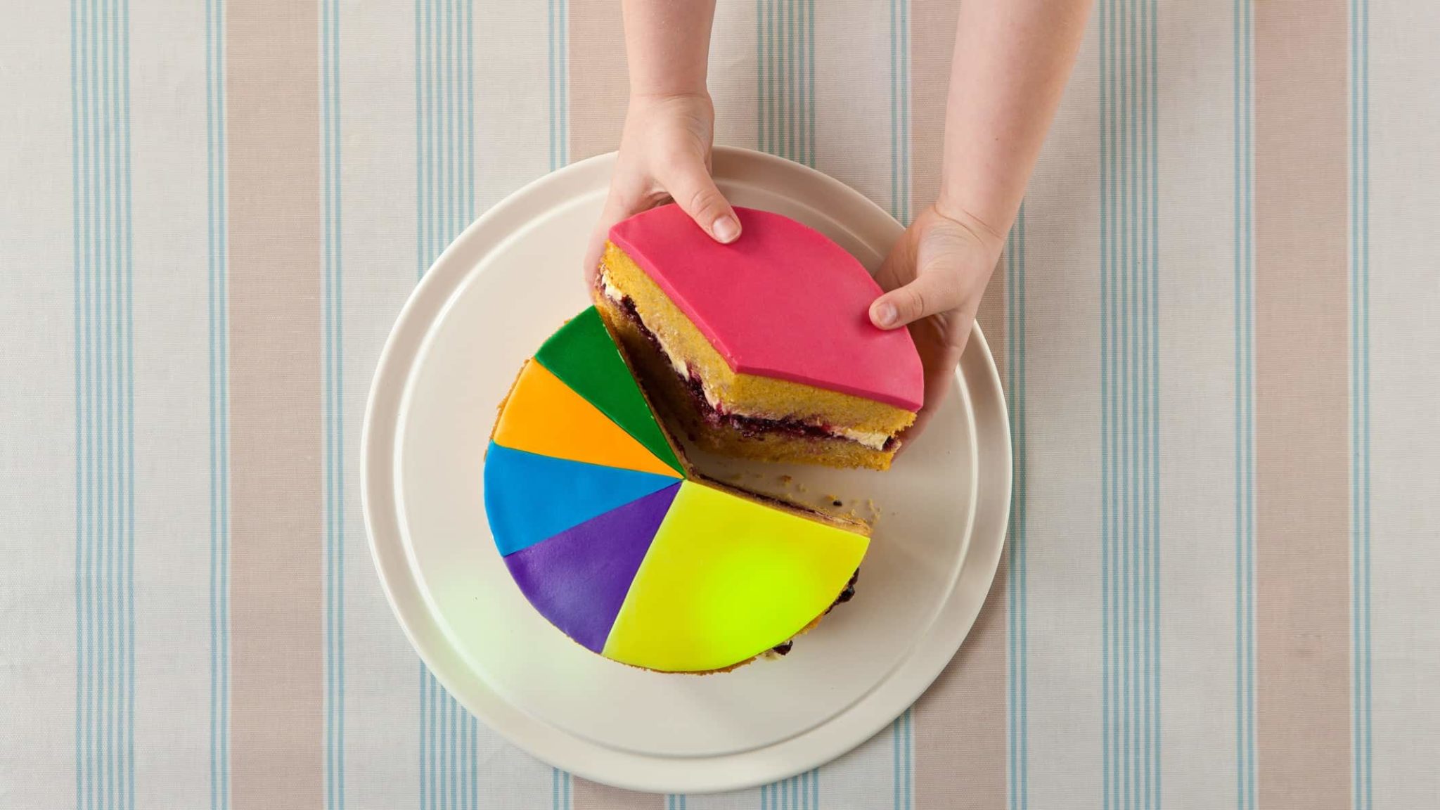 Take a slice glass slowed. Pie Chart Cake. Share a Cake.