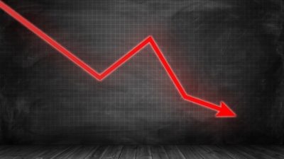 share price plummeting down